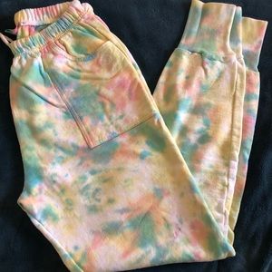 Big Bud Press Rainbow Splotch Sweat Pants